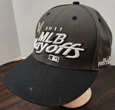 Milwaukee Brewers MLB 2011 Playoffs Official Locker Room Snapback Hat - 47 Brand - Image 1 of 4
