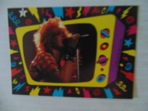 1985 Topps Cyndi Lauper Sticker Set Near Mint