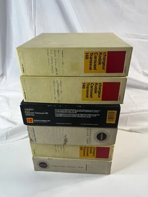 Lot Of 6 Kodak Carousel Slide Tray In Original Factory Box 4x140 & 2x80 - Image 1 of 4