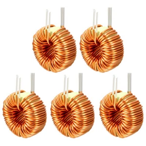 5pcs Vertical Toroid Magnetic Inductor Wire Wind Wound 50uH 20A Coil - Picture 1 of 5