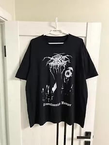 Darkthrone Transilvanian Hunger Vintage Style Y2K Black Metal T-Shirt Kanye West - Picture 1 of 10