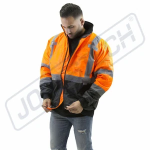 JORESTECH wasserdichte Bomberjacke für Herren, orange, groß - Bild 1 von 11