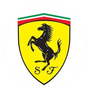 Ferrari car sticker car sticker Scuderia sticker round mobile phone transparent new - Picture 1 of 4