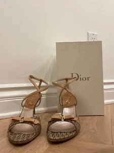 Step into early 2000s luxury with these rare vintage Christian Dior heels, desig - Picture 1 of 7