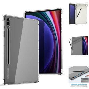 For Samsung Galaxy Tab S9/S10+/S10 Ultra Tablet Case Clear TPU Slim Back Cover - Picture 1 of 27