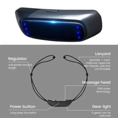 For Men Women Sleeping Anti Snoring Device Sleeping Aid Apnea Nose Machine Tool - Image 1 of 4