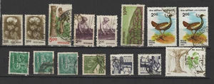 INDE années 80 un lot de timbres oblitérés /T2327 - Picture 1 of 1