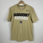 Nike Vanderbilt Commodores Football T-Shirt Cotton Mens Medium M