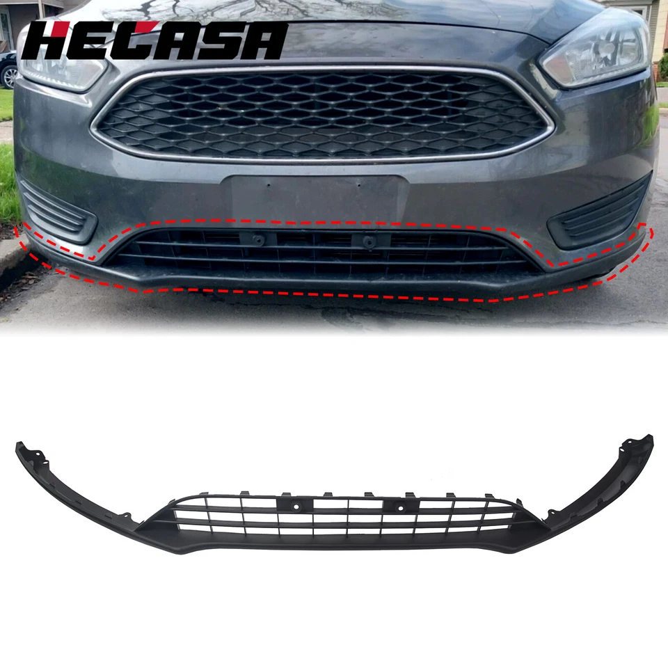 Fits 2015-2018 Ford Focus Front bumper Lower Valance Panel Grill for F1EZ17626A - Image 1 of 4