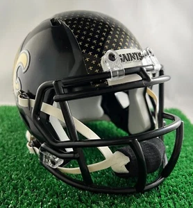 MINI CASCO ALTERNATIVO VELOCIDAD RIDDELL SAINTS DE NUEVA ORLEANS PERSONALIZADO circa: 2022 - Imagen 1 de 5