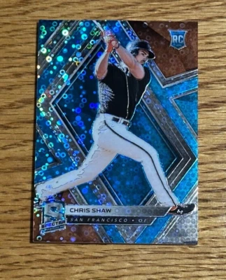 CHRIS SHAW 2019 Panini Chronicles #62 Rookie RC Spectra Neon Blue Prizm /99 - Image 1 of 2