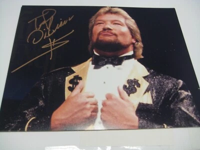WWF LEGENDS TED DIBIASE "THE MILLION DOLLAR MAN" AUTOGRAPHED SIGNED PHOTO COA - Image 1 of 4