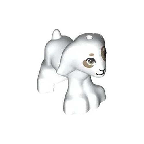 LEGO Animal Friends White Baby Goat Kid Dark Tan Spots Minifigure 42632 - Image 1 of 1
