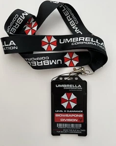 Umbrella Corporation ID Card & Lanyard Resident Evil Movie Professional Printed - Picture 1 of 4