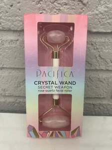 Rodillo facial varita de cristal de cuarzo rosa Pacifica - Imagen 1 de 5