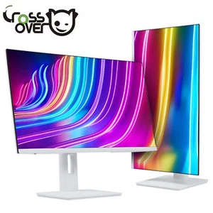 Crossover 27QD166CM QHD iPS USB-C White Ai Multi-Stand 27" Monitor Perfect Pixel - Picture 1 of 7