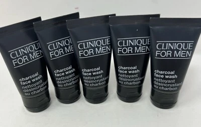 Средство для умывания лица Clinique для мужчин угольно-черный 1 унция дорожный размер X201 5 шт. - Изображение 1 из 4
