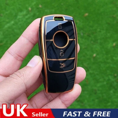 TPU Car Key Fob Case Cover Shell For Mercedes Benz A C E S Class GLS CLE CLA