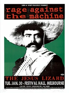 MINT & SIGNED Rage Against The Machine EMILIANO ZAPATA TAZ Poster 238/400 - Picture 1 of 1