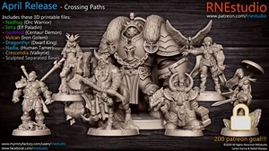 Impresión 3D Figuras Rn Studio Crossing Paths - Imagen 1 de 8