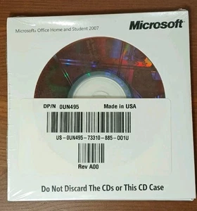 Microsoft Office 2007 Home and Student Full English Version BRAND NEW SEALED - Picture 1 of 4