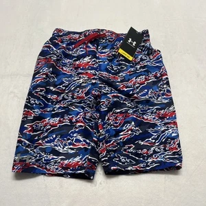 NWT Under Armour Board Shorts Boys L Large 12 / 14 Swim Trunks Swimwear Swimsuit - Picture 1 of 10
