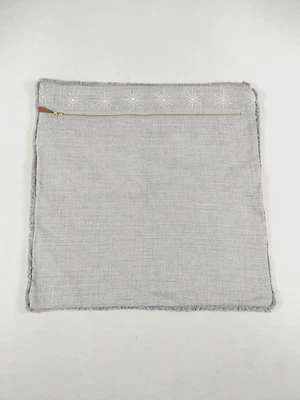 Funda de Almohada Serena & Lily Paisaje Marino 24x24 Gris Humo Lino Decorativa Foto 1 de 4