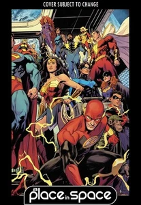 JUSTICE LEAGUE UNLIMITED #8G (1:25) TRAVIS MOORE VARIANT (WK26) - Imagen 1 de 1