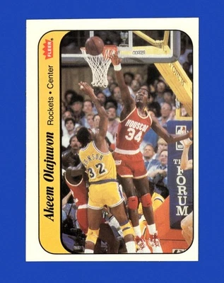 Juego de pegatinas Fleer 1986-87-Break # 9 Hakeem Olajuwon como nuevo *GMCARDS* Foto 1 de 2