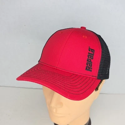 Rapala Red/Black Hat Adjustable Snap Back Adjustable Hat Mesh Top, New With Tags - Image 1 of 4