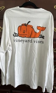 Men’s Vineyard Vines Large Pumpkin LS Shirt - Picture 1 of 4