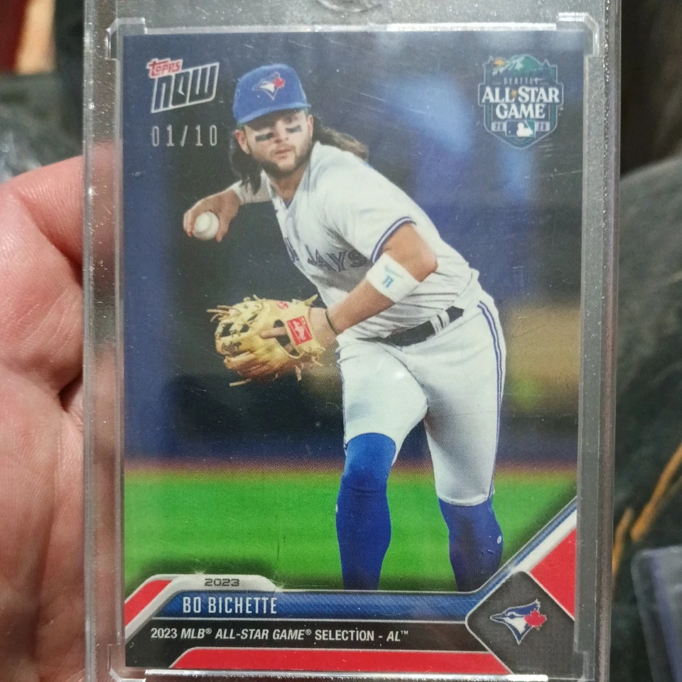 Bo Bichette 2023 Topps NOW All-Star Game Seattle ASG-BB Red Parallel 1/10 SSP - Image 1 of 4