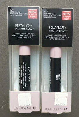 Pack of 2 Revlon PhotoReady Color Correcting Pen 020 ~ For Dullness ~ New - Image 1 of 2