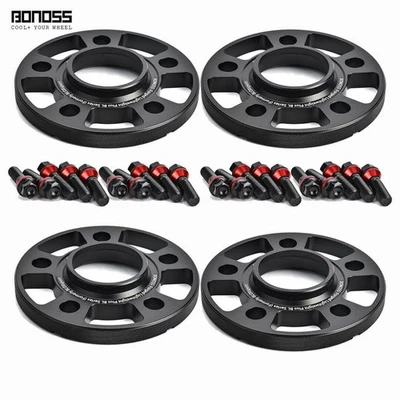 BONOSS 4Pc 12mm+15mm Hubcentric 5x112 Wheel Spacers for BMW M5 F90 G30 5 Series - Image 1 of 4