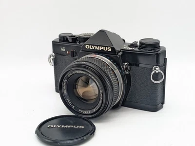 OLYMPUS OM-1 MD Standard Lens Set Film Camera - Image 1 of 4
