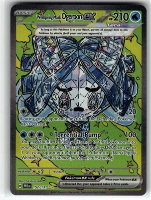 Wellspring Mask Ogerpon ex Special Illustration Rare SV: Prismatic Evolutions 15 - Image 1 of 2
