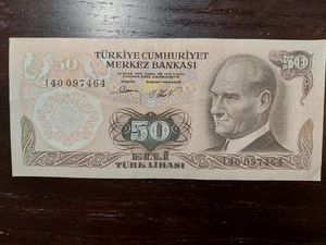 Turkey 50 Lira 1970, P-188 - Picture 1 of 2