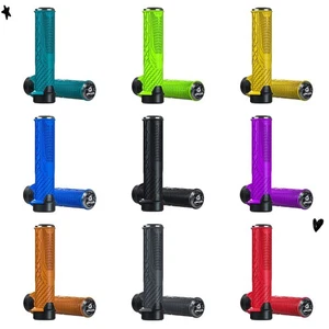 ENLEE Mountain Bike BMX MTB Manubrio Impugnatura in Gomma 22,2mm Blocca - Foto 1 di 19