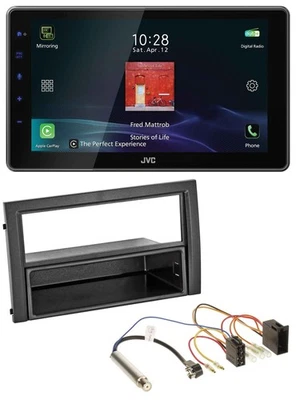 JVC DAB MP3 Bluetooth USB Autoradio für Skoda Fabia 2004-2007 6Y Facelift ISO - Bild 1 von 4