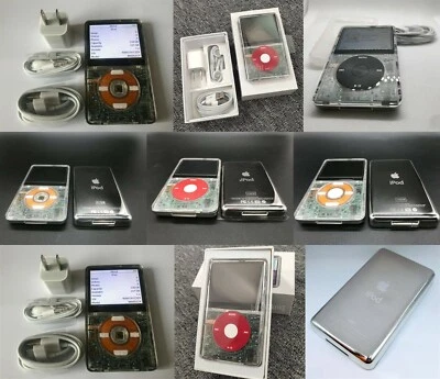 NEW Enhanced Clear iPod Classic Video 5th 5.5 Gen 256GB /512GB/1TB SD Card SSD - Image 1 of 4