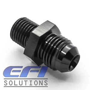 Metric Adapter Fitting M12X1.25mm To AN6 (Black) 730-06BLK - Bild 1 von 1