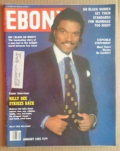 EBONY magazine JANUARY 1981 BILLY DEE-Billy Simms-Highlights of 1980-SWIMWEAR - Bild 1 von 10