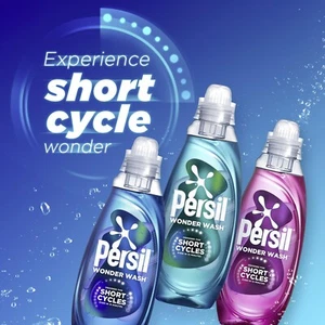 Persil Wonder Wash 3 Pack Liquid Laundry Detergent Bio Non Bio Odour Defy 2.5L - Picture 1 of 4