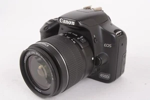 Canon 450D (XSi) 12MP DSLR Camera w/18-55mm Lens Shutter Count 7,000 #T-91463 - Picture 1 of 8