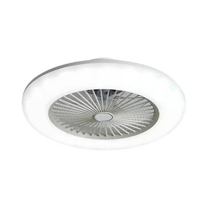 VENTILATORE DA SOFFITTO E PLAFONIERA 62W LAMPADARIO LED 3 PALE TELECOMANDO TIMER - Foto 1 di 5