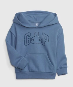 babyGap Toddler Blue Long Sleeve  Brannan Bear Logo Pullover Hoodie  Size 4 - Picture 1 of 1