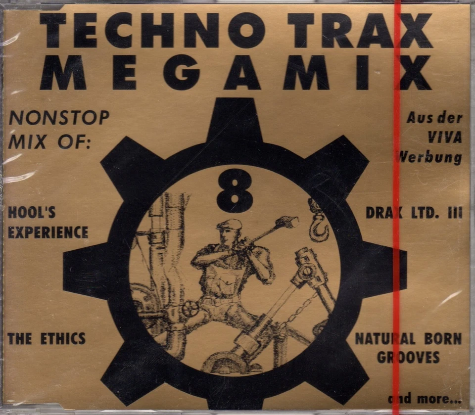 Techno Trax Megamix Vol. 8 CD NEW SEALED - Image 1 of 1