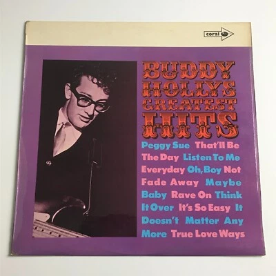 Buddy Holly - Buddy Hollys Greatest Hits LP Vinyl Record - CP 8  EX Foto 1 de 4