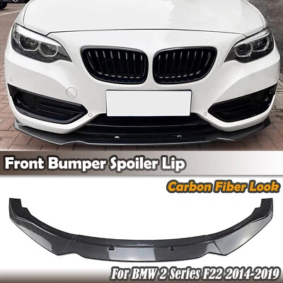 Kit de labio de alerón inferior para parachoques delantero para BMW Serie 2 F22 220i 225i 228i 2014-2019 Foto 1 de 4