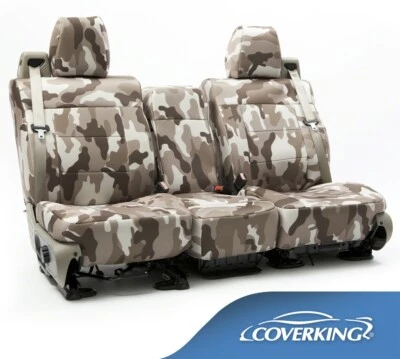 NEW Full Printed Traditional Sand Camo Camouflage Seat Covers / 5102045-20 - Imagem 1 de 4